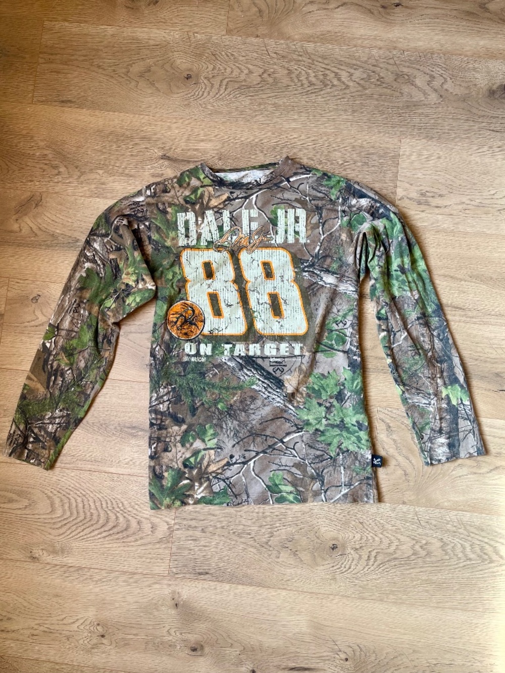 NASCAR RealTree Camo Shirt Dale Earnhardt JR vintage